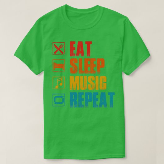muziek t-shirt (Design voorkant)