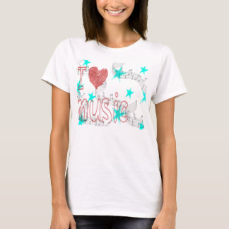 Muziek T-Shirt voor vrouwen
