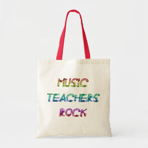 MUZIEK TEACHER ROCK 2 TOTE BAG