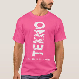 Muziek Tekno 23 Feest Mensen Geluidssysteem Dj Rav T-shirt