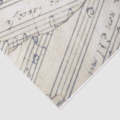 Muziek Tissue Paper Decoupage Gift Wrap Tissuepapier (Detail)