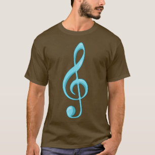 Muziek Treble Clef Piano Guitar T-shirt