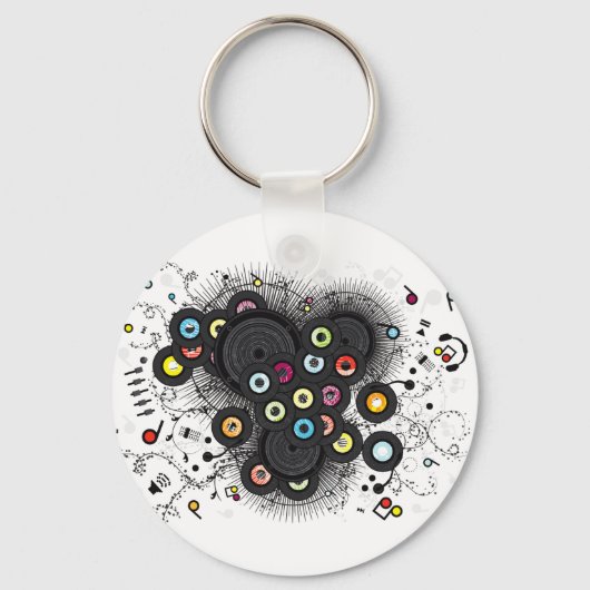 Muziek uit de 20e eeuw sleutelhanger (Voorkant)