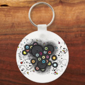 Muziek uit de 20e eeuw sleutelhanger (Voorkant)