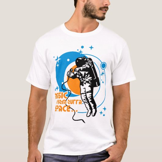 Muziek uit de ruimte t-shirt (Voorkant)