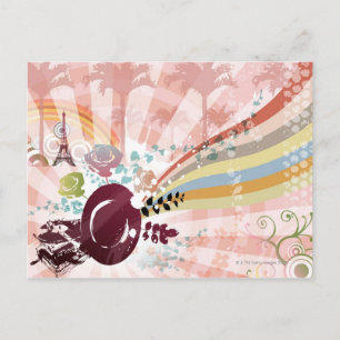 Muziek uit  Gramophone Briefkaart