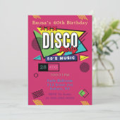 Muziek van 80-dag kaart (Staand voorkant)