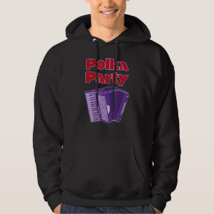 Muziek van de Accordion Player van de Polka die Ge Hoodie