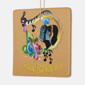 Muziek van de sol keramisch ornament (Links)