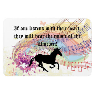 Muziek van de Unicorn Magneet