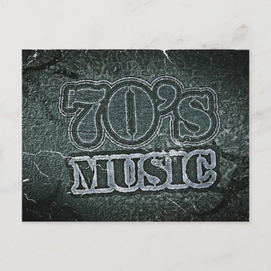 Muziek van de Vintage 70 - Briefkaarten (Voorkant)