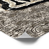 Muziek van de Vintage 70 - Poster (Hoek)