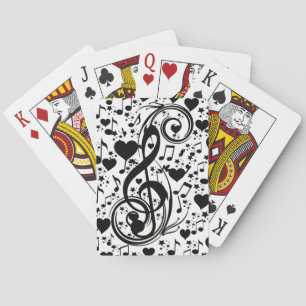 Muziek van het hart_ pokerkaarten