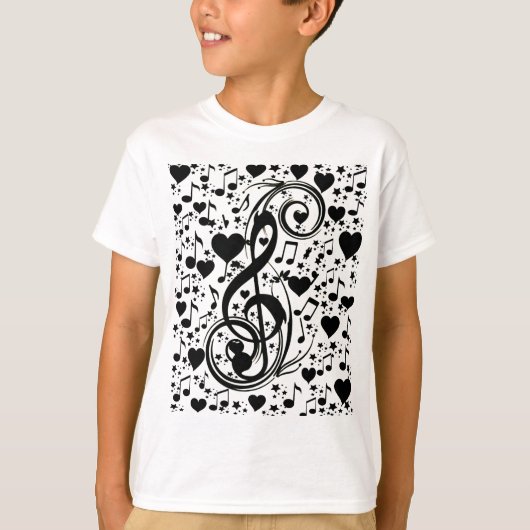 Muziek van het hart_ t-shirt (Voorkant)