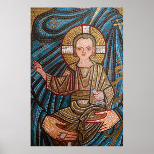 Muziek van het kindje Jezus Poster
