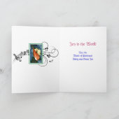 Muziek van Kerstkaart Feestdagen Kaart (Binnen)