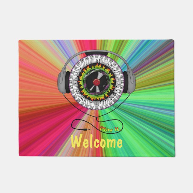 Muziek van Life Doormat Deurmat (Voorkant)