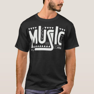 Muziek van middelbare leeftijd t-shirt