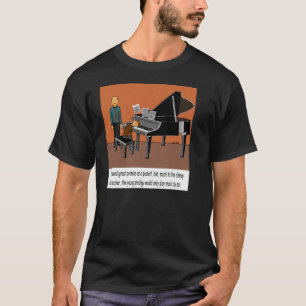 Muziek vanaf het begin afspelen t-shirt