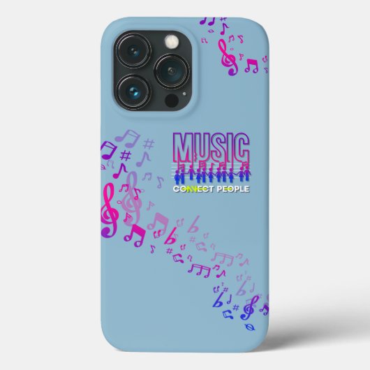 Muziek Verbindt Mensen | Case-Mate iPhone Case (Achterkant)
