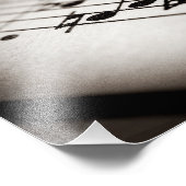 Muziek, vergroot foto afdruk (Hoek)