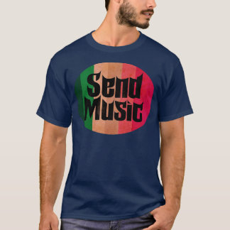 Muziek verzenden t-shirt