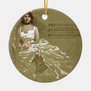 muziek Victoriaans Keramisch Ornament