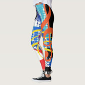 Muziek vieren leggings (Links)