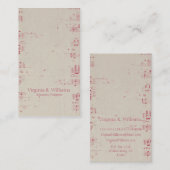  muziek visitekaartje (Voorkant / Achterkant)