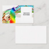 Muziek Visitekaartje (Voorkant / Achterkant)