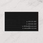 Muziek Visitekaartje (Achterkant)