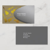 Muziek Visitekaartje (Voorkant / Achterkant)