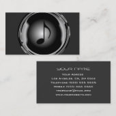 Muziek Visitekaartje (Voorkant / Achterkant)