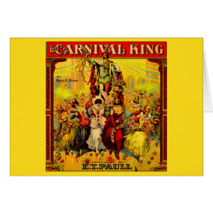 Muziek voor circa 1915 vellen The Carnival King
