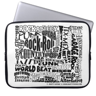 Muziek voor iedereen 15-inch laptophoes laptop sleeve