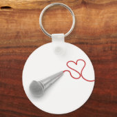 Muziek voor liefde sleutelhanger (Voorkant)