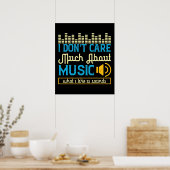 Muziek - Wat ik leuk vind is geluiden Poster (Keuken)
