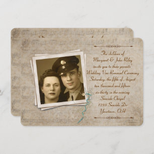  muziek Wedding Vow Renewal Kaart