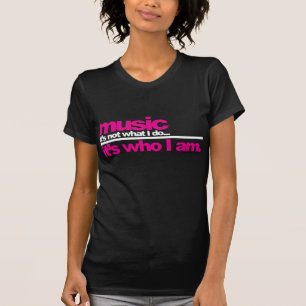 Muziek - Wie ben ik T-shirt