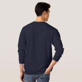 "Muziek zal helpen", citaat van Dietrich Bonhoeffe T-shirt (Achterkant volledig)