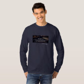 "Muziek zal helpen", citaat van Dietrich Bonhoeffe T-shirt (Voorkant volledig)