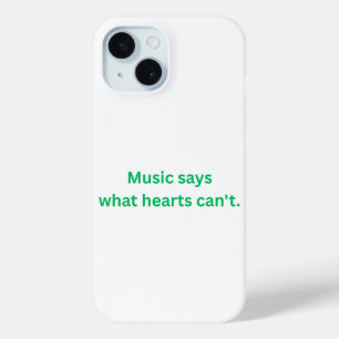 Muziek zegt wat het hart niet kan Apple iPhone 15