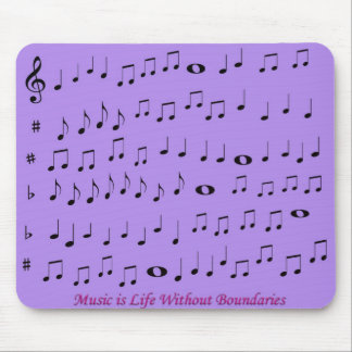 muziek zonder grenzen mousepad muismat