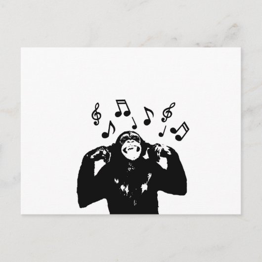 muziekaap briefkaart (Voorkant)
