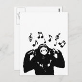 muziekaap briefkaart (Voorkant / Achterkant)