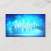 Muziekachtergrond | Kanaalcontroller Visitekaartje (Achterkant)
