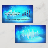 Muziekachtergrond | Kanaalcontroller Visitekaartje (Voorkant / Achterkant)