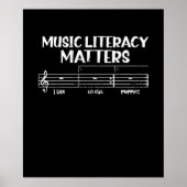 Muziekalfabetisme is iets dat ik graag Puppies eet Poster (Voorkant)