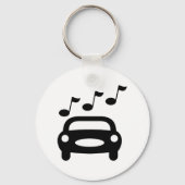 Muziekauto Sleutelhanger (Voorkant)