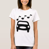 Muziekauto T-shirt (Voorkant)